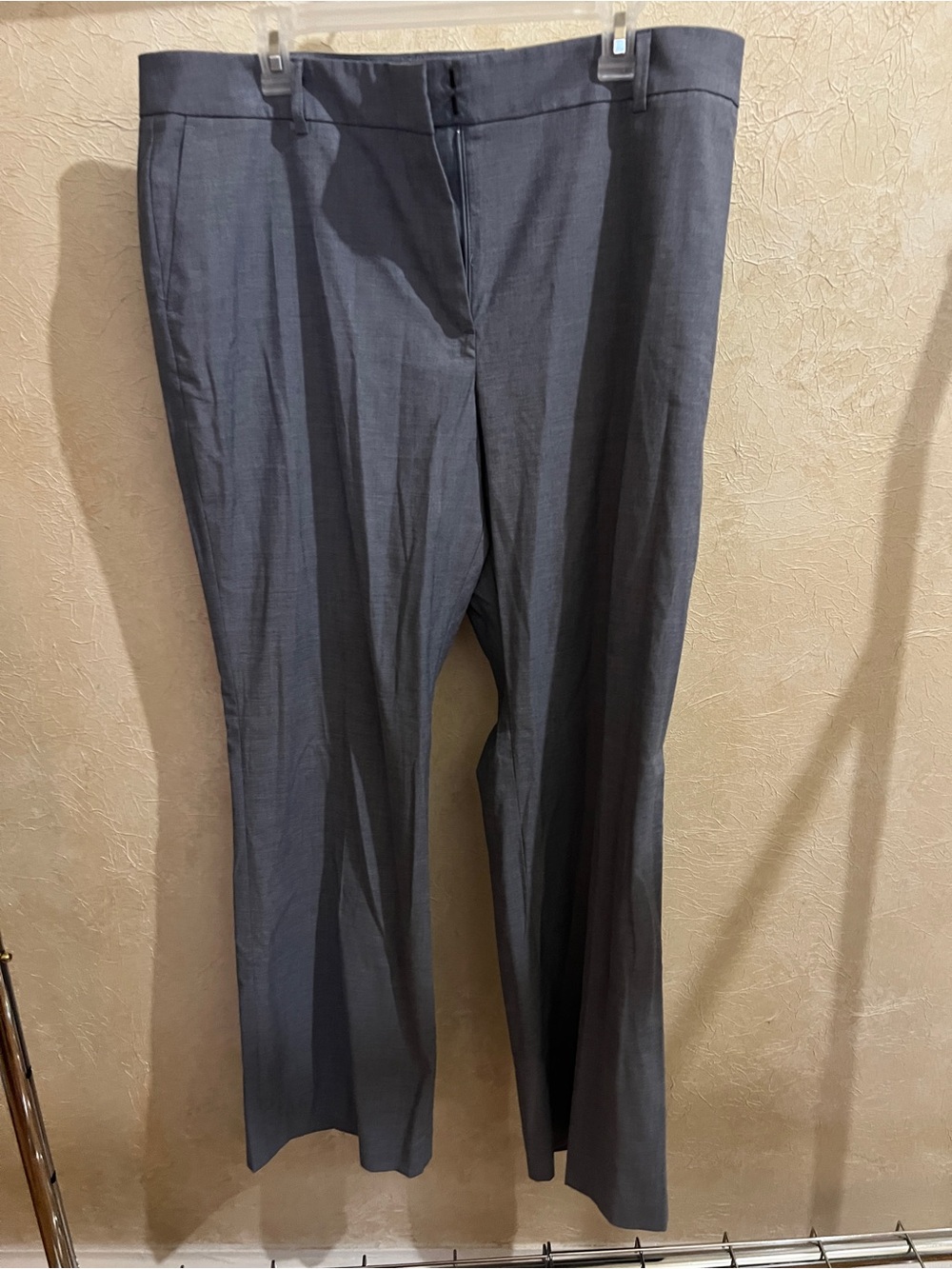 Ann Taylor Factory Curvy Trouser in Light Steel Gray